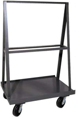 Durham - 2,000 Lb Capacity, Cold-Rolled Steel A-Frame Truck - 48" Long x 24" Wide x 57" High - Eagle Tool & Supply