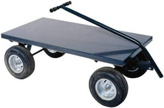 Durham - 2,000 Lb Capacity Cold-Rolled Steel 5th Wheel Wagon - Cold-Rolled Steel Deck, 36" OAW - Eagle Tool & Supply