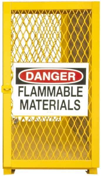 Durham - Gas Cylinder Storage Cabinet - Steel, 30" Wide x 20" Deep x 33-1/2" High - Eagle Tool & Supply