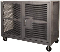 Durham - 2,000 Lb Capacity, Security Truck - 60" Long x 30" Wide x 57" High - Eagle Tool & Supply