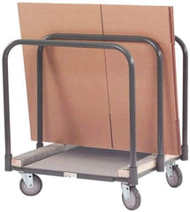 Durham - 1,200 Lb Capacity Cold-Rolled Steel Panel Mover - Carpet Covered Cold-Rolled Steel Deck, 28" OAW - Eagle Tool & Supply