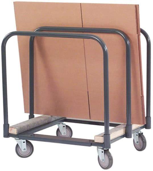 Durham - 1,200 Lb Capacity Cold-Rolled Steel Panel Mover - Cold-Rolled Steel Deck, 28" OAW - Eagle Tool & Supply