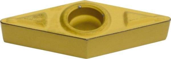 Sumitomo - VBMT332 ESU Grade AC610M Carbide Turning Insert - Al2O3 Finish, 35° Diamond, 3/8" Inscr Circle, 3/16" Thick, 1/32" Corner Radius - Eagle Tool & Supply