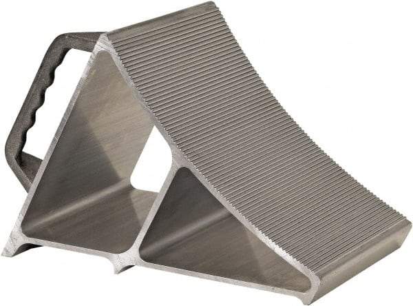 Vestil - 7" Wide x 8" High x 13-1/16" Deep, Aluminum Wheel Chock - Eagle Tool & Supply