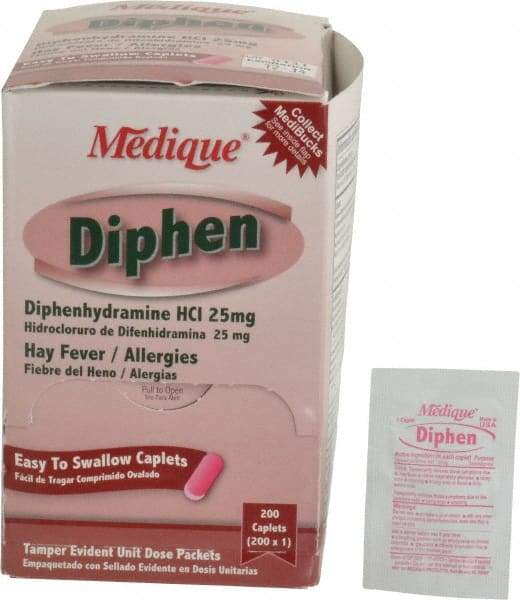 Medique - Diphen Tablets - Cold & Allergy Relief - Eagle Tool & Supply