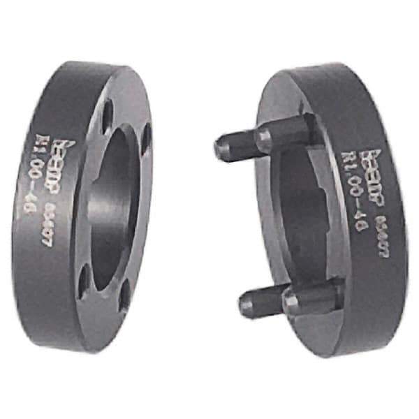 Iscar - 22mm Hole Diameter, For 160mm Outside Diameter, Compatible Toolholder Style GM-DG, SGSA, SGSF, TGSF, Slotting Cutter Drive Flange Set - 46mm Ring Outside Diameter, 10mm Ring Width - Eagle Tool & Supply