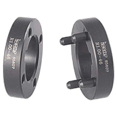 Iscar - 22mm Hole Diameter, For 160mm Outside Diameter, Compatible Toolholder Style GM-DG, SGSA, SGSF, TGSF, Slotting Cutter Drive Flange Set - 46mm Ring Outside Diameter, 10mm Ring Width - Eagle Tool & Supply