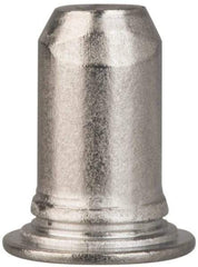 Electro Hardware - 3.02mm Diam x 10mm Long Captive Pilot Pin - A-286 Stainless Steel, Passivated Finish, Straight End - Eagle Tool & Supply