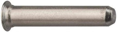 Electro Hardware - 0.27" Diam x 1" Long Self Clinching Pilot Pin - 300 Stainless Steel, Passivated Finish, Tapered End - Eagle Tool & Supply