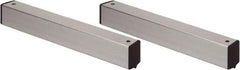 Quantum Storage - 2" Wide, Open Shelving Accessory/Component - Aluminum, Anodized Aluminum Finish, 21" Long, Use with Wire Shelving Units - Eagle Tool & Supply