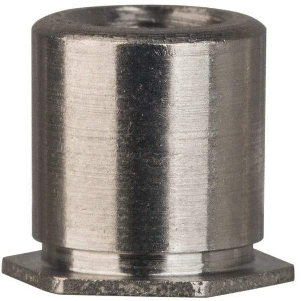 Electro Hardware - #4-40, 0.187" OAL, 0.187" Across Flats, Stainless Steel Hex Female Circuit Board Standoffs - 0.187" Body Length, Passivated Finish - Eagle Tool & Supply