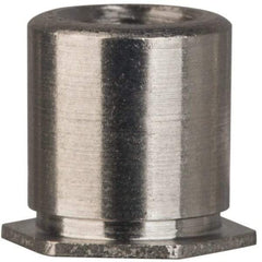 Electro Hardware - #4-40, 3/8" OAL, 0.187" Across Flats, Stainless Steel Hex Female Circuit Board Standoffs - 3/8" Body Length, Passivated Finish - Eagle Tool & Supply