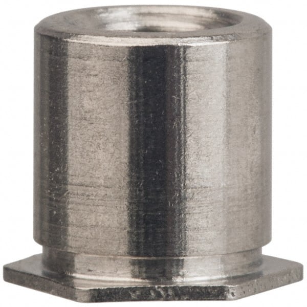 Electro Hardware - #6-32, 1/2" OAL, 1/4" Across Flats, Stainless Steel Female Hex Circuit Board Standoff - Eagle Tool & Supply