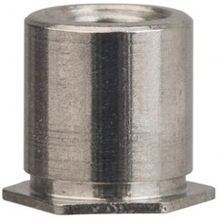 Electro Hardware - #6-32, 1/2" OAL, 1/4" Across Flats, Stainless Steel Female Hex Circuit Board Standoff - Eagle Tool & Supply