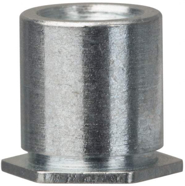 Electro Hardware - #6-32, 0.312" OAL, 1/4" Across Flats, Steel Hex Female Circuit Board Standoffs - 0.312" Body Length, Zinc-Plated Finish - Eagle Tool & Supply