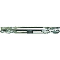 9/16 Dia. x 5 Overall Length 4-Flute Square End High Speed Steel SE End Mill-Round Shank-Center Cut-Uncoated - Eagle Tool & Supply