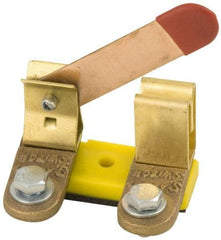 Battery Doctor - 1 Position, 12 Volt, 250 Continuous Amp, Inline Battery Switch - Battery Knife Switch Sequence, 1 Switch, Gold - Eagle Tool & Supply