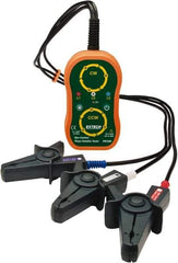 Extech - 3 Phase, 75 to 1,000 VAC, 45 to 65 Hz, 14 to 122°F, LED Display Phase Rotation Tester - AA, Includes (4) AA Batteries, Pouch Case, Test Leads with Large Color-Coded Alligator Clips, CAT III 600 V, CE, EN 61010-1 - Eagle Tool & Supply