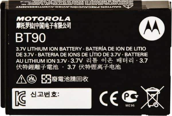 Motorola - Two Way Radio Battery - Lithium-Ion, Series CLP & DLR - Eagle Tool & Supply