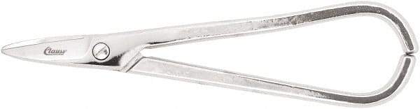 Clauss - 1" Length of Cut, Left Pattern Light Metal Snip - 7" OAL - Eagle Tool & Supply