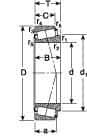 SKF - 110mm Bore Diam, 180mm OD, 56mm Wide, Tapered Roller Bearing - Exact Industrial Supply