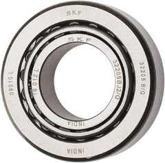 SKF - 25mm Bore Diam, 52mm OD, 19.25mm Wide, Tapered Roller Bearing - 35,800 N Dynamic Load Capacity, 44,000 N Static Load Capacity - Eagle Tool & Supply