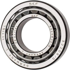 SKF - 40mm Bore Diam, 80mm OD, 24.75mm Wide, Tapered Roller Bearing - 74,800 N Dynamic Load Capacity, 86,500 N Static Load Capacity - Eagle Tool & Supply