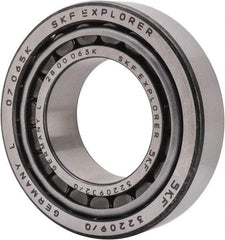 SKF - 45mm Bore Diam, 85mm OD, 24.75mm Wide, Tapered Roller Bearing - 80,900 N Dynamic Load Capacity, 98,000 N Static Load Capacity - Eagle Tool & Supply