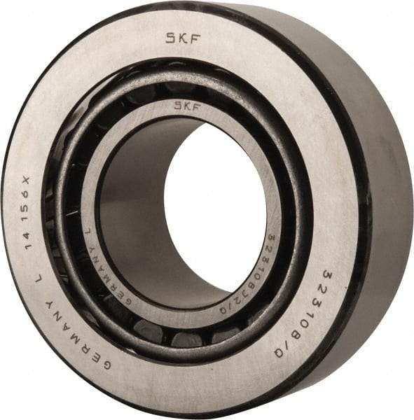 SKF - 50mm Bore Diam, 110mm OD, 42.25mm Wide, Tapered Roller Bearing - 161,000 N Dynamic Load Capacity, 216,000 N Static Load Capacity - Eagle Tool & Supply