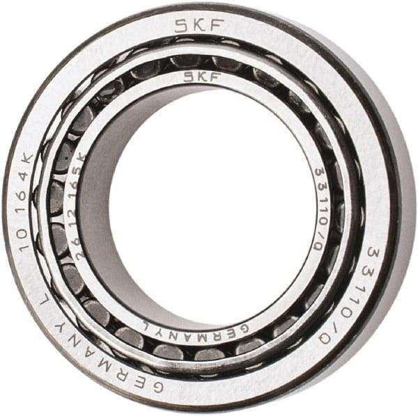 SKF - 50mm Bore Diam, 85mm OD, 26mm Wide, Tapered Roller Bearing - 85,800 N Dynamic Load Capacity, 122,000 N Static Load Capacity - Eagle Tool & Supply