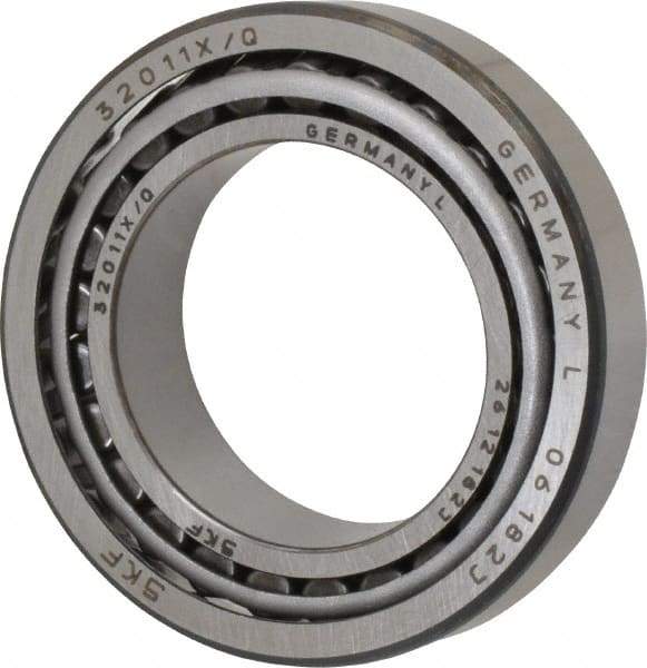 SKF - 55mm Bore Diam, 90mm OD, 23mm Wide, Tapered Roller Bearing - 80,900 N Dynamic Load Capacity, 116,000 N Static Load Capacity - Eagle Tool & Supply