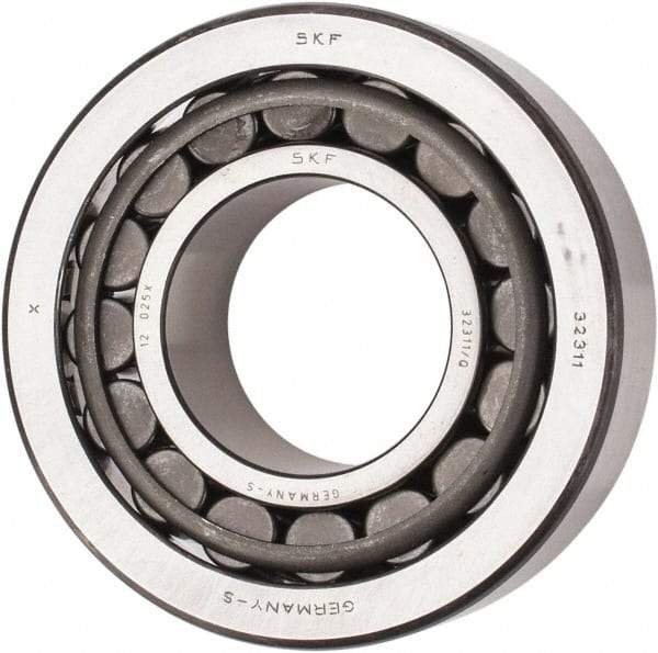 SKF - 55mm Bore Diam, 120mm OD, 45.5mm Wide, Tapered Roller Bearing - 198,000 N Dynamic Load Capacity, 250,000 N Static Load Capacity - Eagle Tool & Supply