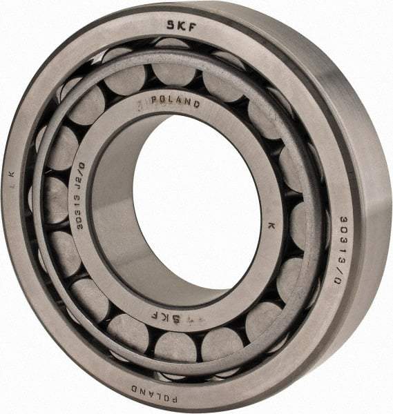 SKF - 65mm Bore Diam, 140mm OD, 36mm Wide, Tapered Roller Bearing - 194,000 N Dynamic Load Capacity, 228,000 N Static Load Capacity - Eagle Tool & Supply