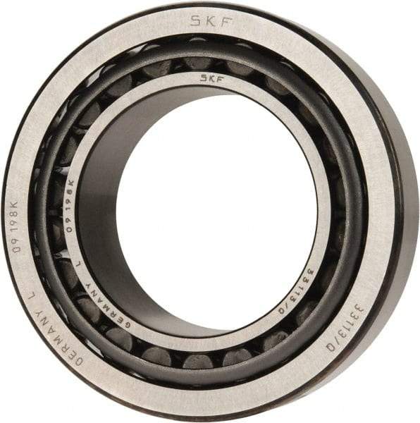 SKF - 65mm Bore Diam, 110mm OD, 34mm Wide, Tapered Roller Bearing - 142,000 N Dynamic Load Capacity, 208,000 N Static Load Capacity - Eagle Tool & Supply