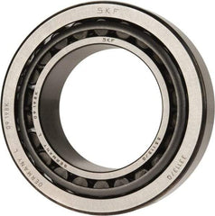 SKF - 65mm Bore Diam, 110mm OD, 34mm Wide, Tapered Roller Bearing - 142,000 N Dynamic Load Capacity, 208,000 N Static Load Capacity - Eagle Tool & Supply