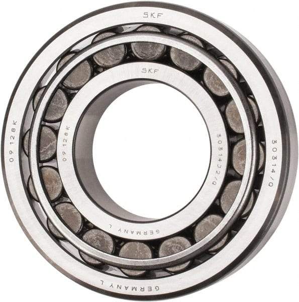 SKF - 70mm Bore Diam, 150mm OD, 38mm Wide, Tapered Roller Bearing - 220,000 N Dynamic Load Capacity, 260,000 N Static Load Capacity - Eagle Tool & Supply