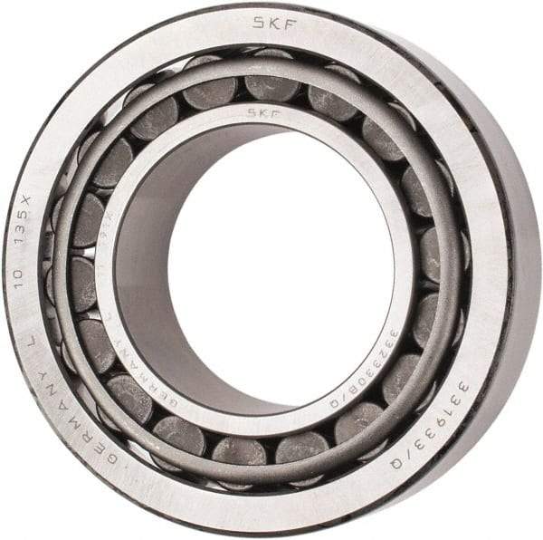 SKF - 70mm Bore Diam, 130mm OD, 57mm Wide, Tapered Roller Bearing - 229,000 N Dynamic Load Capacity, 310,000 N Static Load Capacity - Eagle Tool & Supply