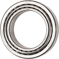 SKF - 75mm Bore Diam, 115mm OD, 31mm Wide, Tapered Roller Bearing - 134,000 N Dynamic Load Capacity, 228,000 N Static Load Capacity - Eagle Tool & Supply