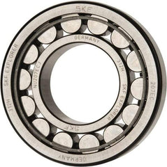 SKF - 35mm Bore Diam, 72mm Outside Diam, 17mm Wide Cylindrical Roller Bearing - 48,400 N Dynamic Capacity, 48,000 Lbs. Static Capacity - Eagle Tool & Supply