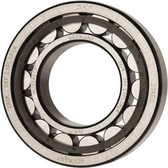 SKF - 40mm Bore Diam, 80mm Outside Diam, 18mm Wide Cylindrical Roller Bearing - 53,900 N Dynamic Capacity, 53,000 Lbs. Static Capacity - Eagle Tool & Supply