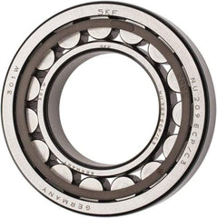 SKF - 45mm Bore Diam, 85mm Outside Diam, 19mm Wide Cylindrical Roller Bearing - 60,500 N Dynamic Capacity, 64,000 Lbs. Static Capacity - Eagle Tool & Supply