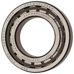 SKF - 50mm Bore Diam, 90mm Outside Diam, 20mm Wide Cylindrical Roller Bearing - 64,400 N Dynamic Capacity, 69,500 Lbs. Static Capacity - Eagle Tool & Supply
