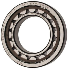 SKF - 50mm Bore Diam, 90mm Outside Diam, 20mm Wide Cylindrical Roller Bearing - 64,400 N Dynamic Capacity, 69,500 Lbs. Static Capacity - Eagle Tool & Supply