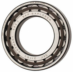 SKF - 55mm Bore Diam, 100mm Outside Diam, 21mm Wide Cylindrical Roller Bearing - 84,200 N Dynamic Capacity, 95,000 Lbs. Static Capacity - Eagle Tool & Supply