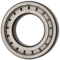 SKF - 55mm Bore Diam, 100mm Outside Diam, 21mm Wide Cylindrical Roller Bearing - 84,200 N Dynamic Capacity, 95,000 Lbs. Static Capacity - Eagle Tool & Supply