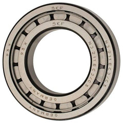 SKF - 55mm Bore Diam, 100mm Outside Diam, 21mm Wide Cylindrical Roller Bearing - 84,200 N Dynamic Capacity, 95,000 Lbs. Static Capacity - Eagle Tool & Supply