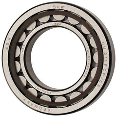 SKF - 55mm Bore Diam, 100mm Outside Diam, 21mm Wide Cylindrical Roller Bearing - 84,200 N Dynamic Capacity, 95,000 Lbs. Static Capacity - Eagle Tool & Supply