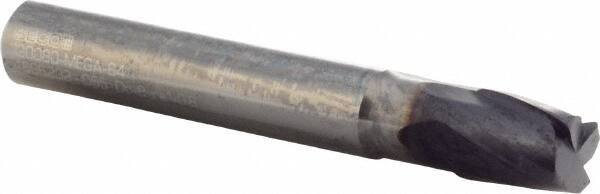 Seco - 8mm, 4 Flute, Single End, Solid Carbide, 0.8mm Corner Radius End Mill - 60mm OAL, 20° Helix, Right Hand Flute, 10mm LOC, Right Hand Cut, 18mm Extended Reach - Eagle Tool & Supply