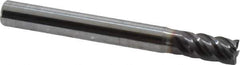 Seco - 6mm, 5 Flute, Single End, Solid Carbide, 0.2mm Corner Radius End Mill - 55mm OAL, 41° Helix, Right Hand Flute, 9mm LOC, Right Hand Cut, 15mm Extended Reach - Eagle Tool & Supply