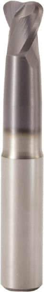 Seco - 8mm, 2 Flute, Single End, Solid Carbide, 2mm Corner Radius End Mill - 60mm OAL, 30° Helix, Right Hand Flute, 10mm LOC, Right Hand Cut, 30mm Extended Reach - Eagle Tool & Supply